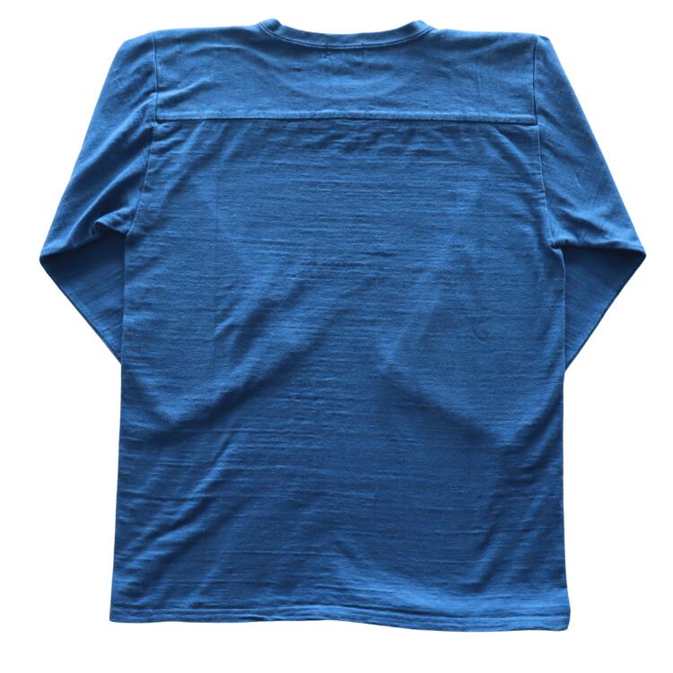 SS69656 H.M.A SLUB YARN FOOTBALL TEE - NAVY