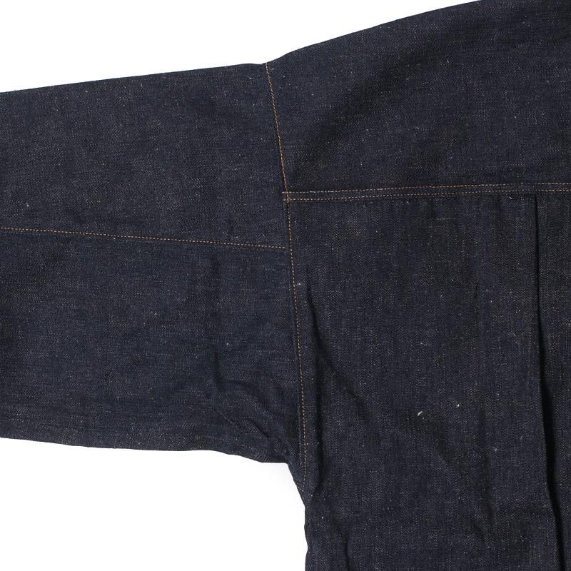 2214 1880 HEAVY LEATHER BOUND BLOUSE - INDIGO