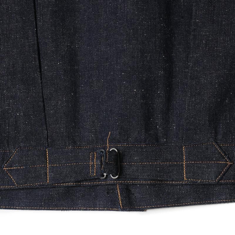 2214 1880 HEAVY LEATHER BOUND BLOUSE - INDIGO