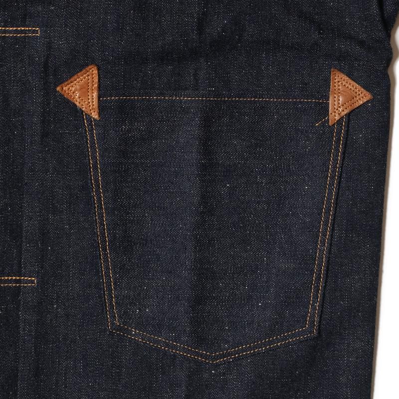 2214 1880 HEAVY LEATHER BOUND BLOUSE - INDIGO