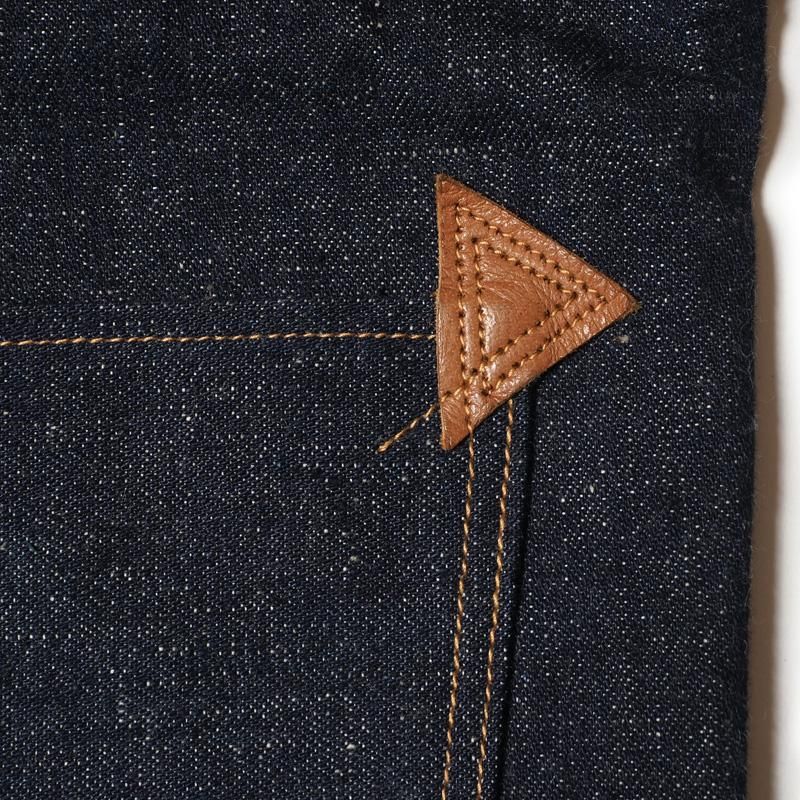 2214 1880 HEAVY LEATHER BOUND BLOUSE - INDIGO