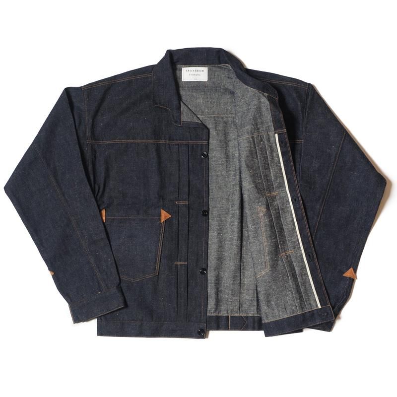 2214 1880 HEAVY LEATHER BOUND BLOUSE - INDIGO