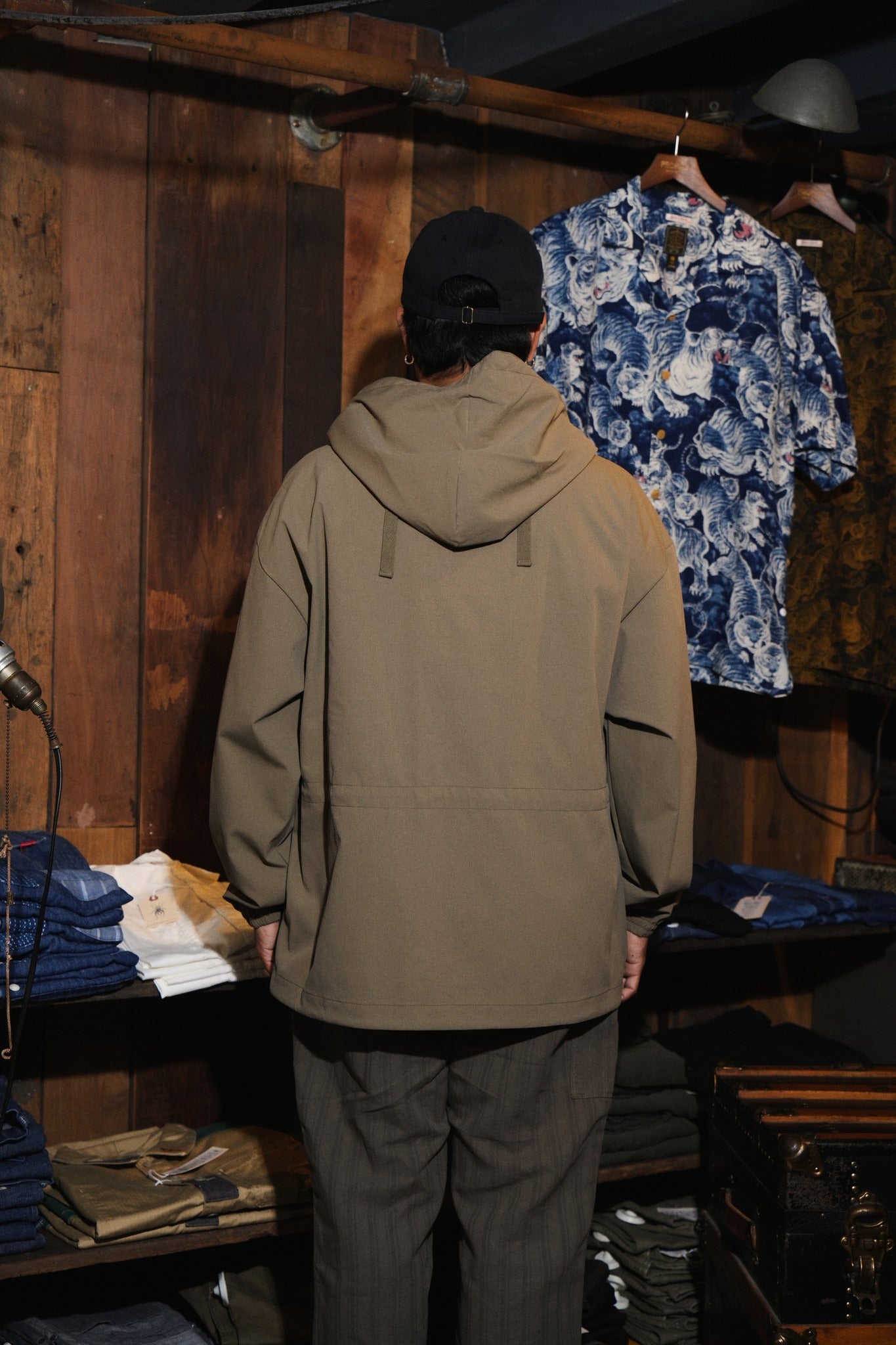 GS2449910 3POCKETS MINO JACKET - KHAKI