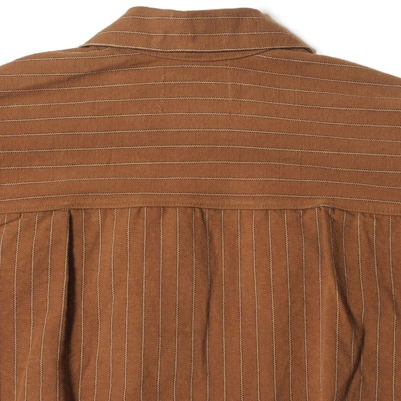 2214 1880 HEAVY LEATHER BOUND BLOUSE - DUCK STRIPE