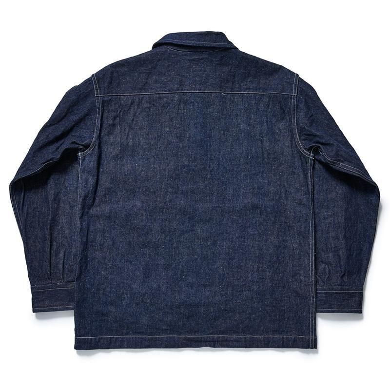 3063 1930'S WPA ONE POCKET PULLOVER SHIRT - INDIGO