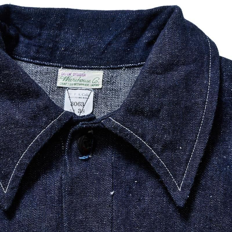 3063 1930'S WPA ONE POCKET PULLOVER SHIRT - INDIGO