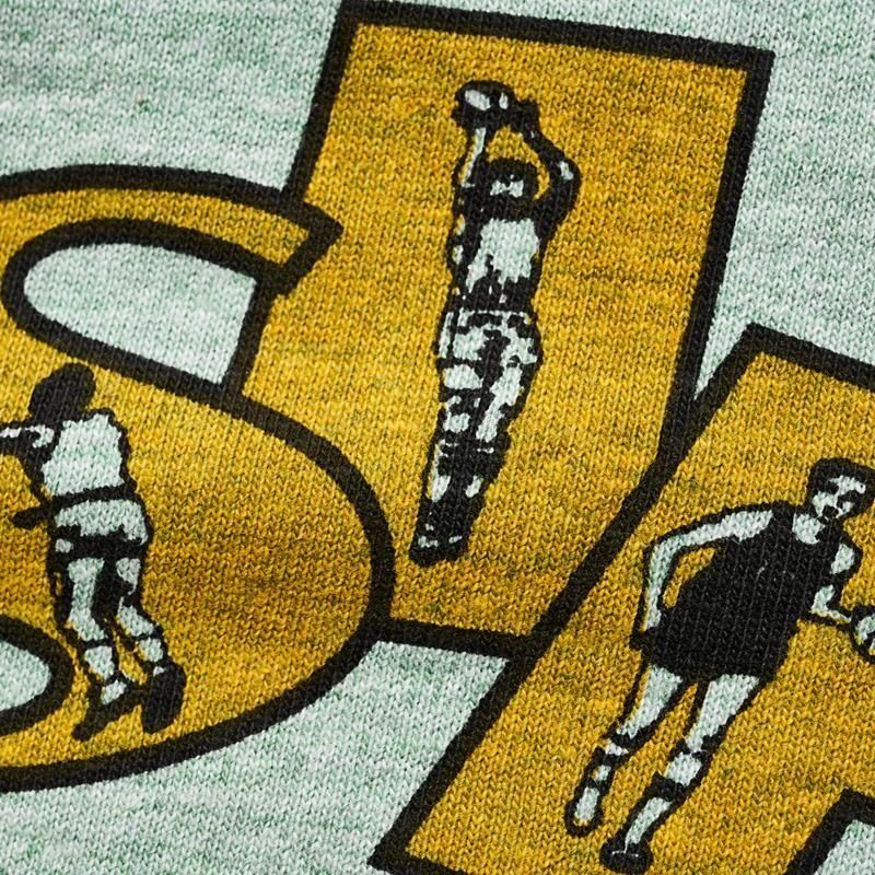 4096 88/12 HEATHER CREW NECK T SIERRA - GREEN