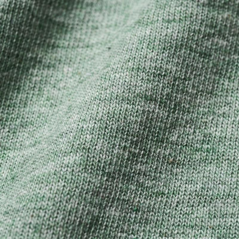 4096 88/12 HEATHER CREW NECK T SIERRA - GREEN