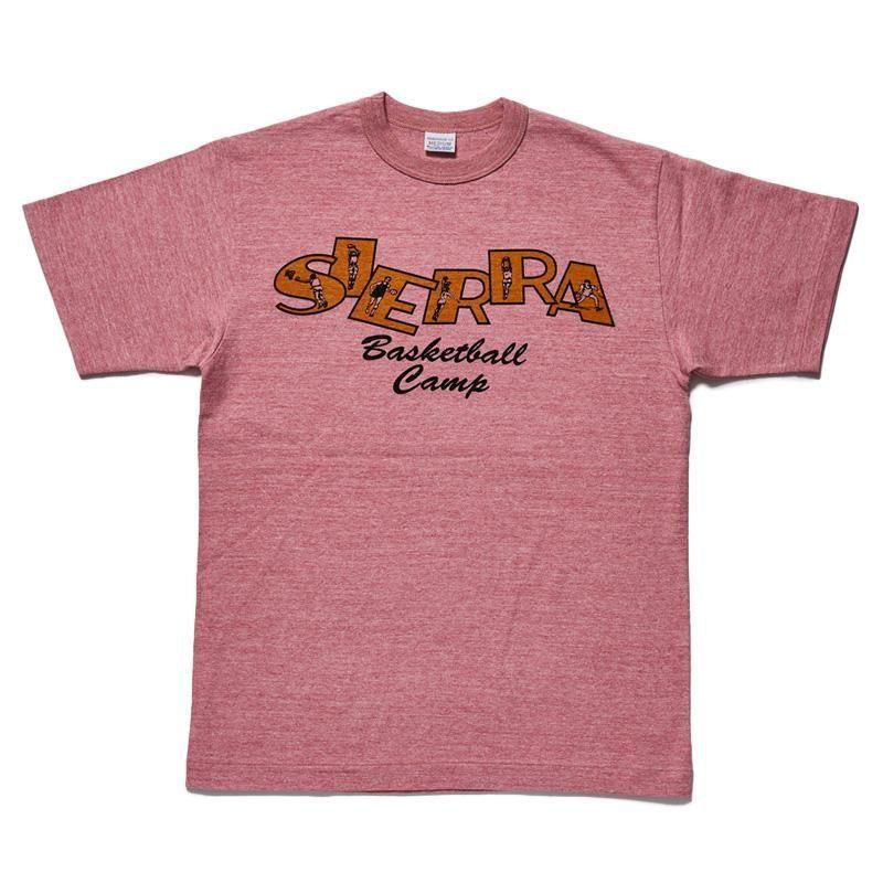 4096 88/12 HEATHER CREW NECK T SIERRA - RED