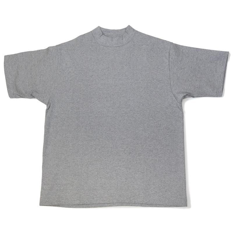 274 Mock Neck T-shirt - Heather Gray