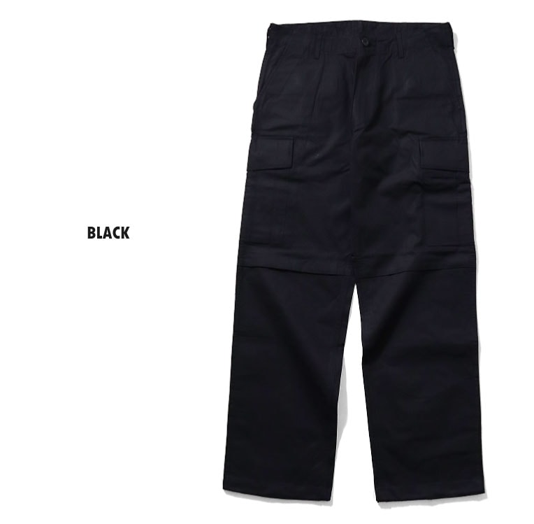 1883 RIPSTOP BDU PANTS - BLACK