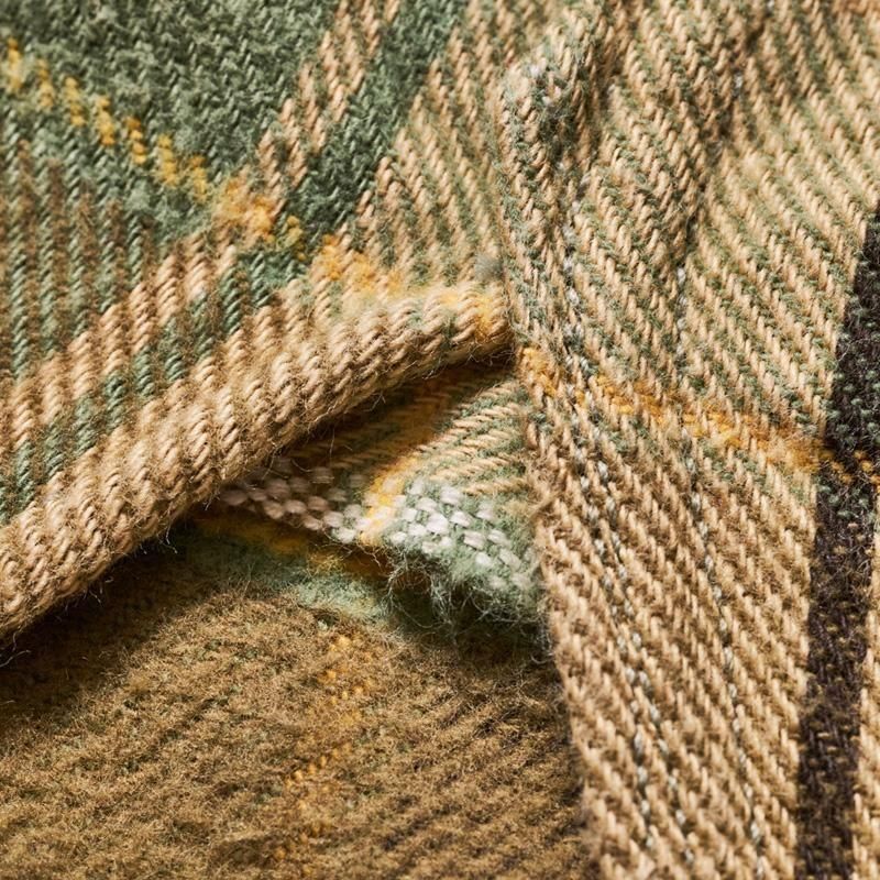 3022 FLANNEL SHIRT WITH CHINSTRAP - BEIGE
