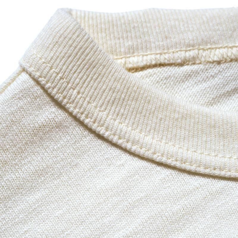 4800 3/4 SLEEVE BASEBALL TEE HAMILION - CREAM/BORDEAUX