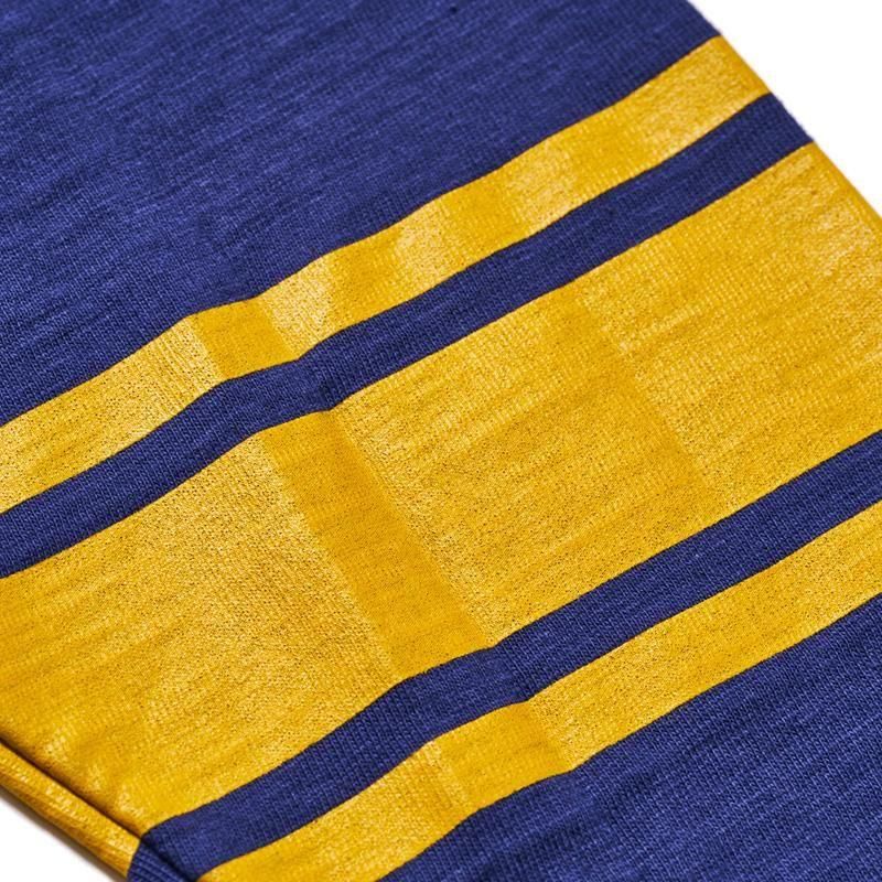 4063 3/4 SLEEVE FOOTBALL T-SHIRT NO.70 - NAVY