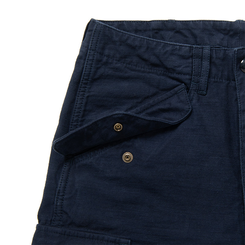 1889 INDIGO CARGO PANTS - INDIGO