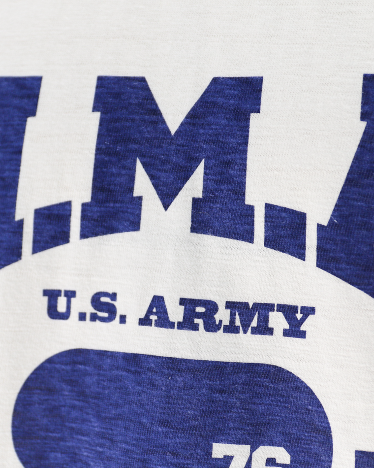 SS69656 H.M.A SLUB YARN FOOTBALL TEE - OFF WHITE