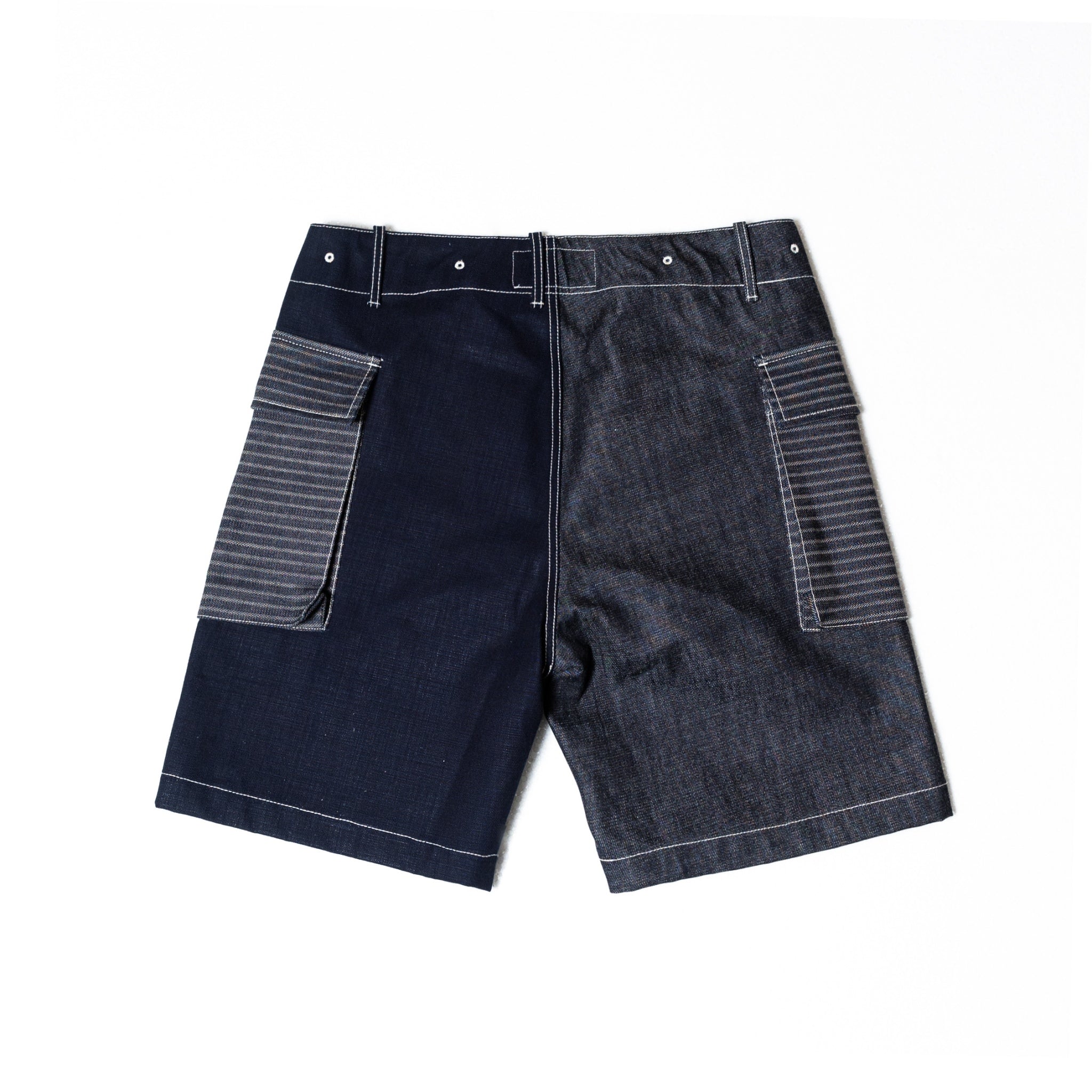 MASH UP P43 SHORTS - INDIGO DENIM