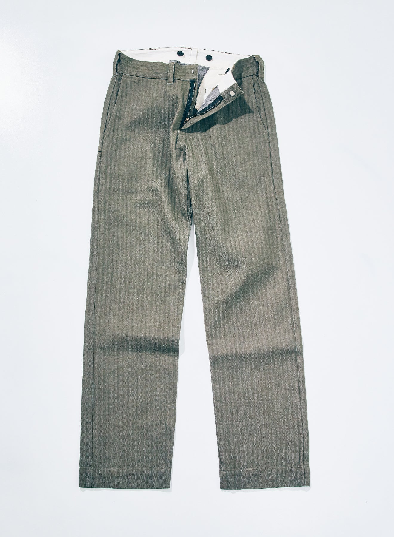 SWC300WP-HB HERRINGBONE WORK PANTS - OLIVE