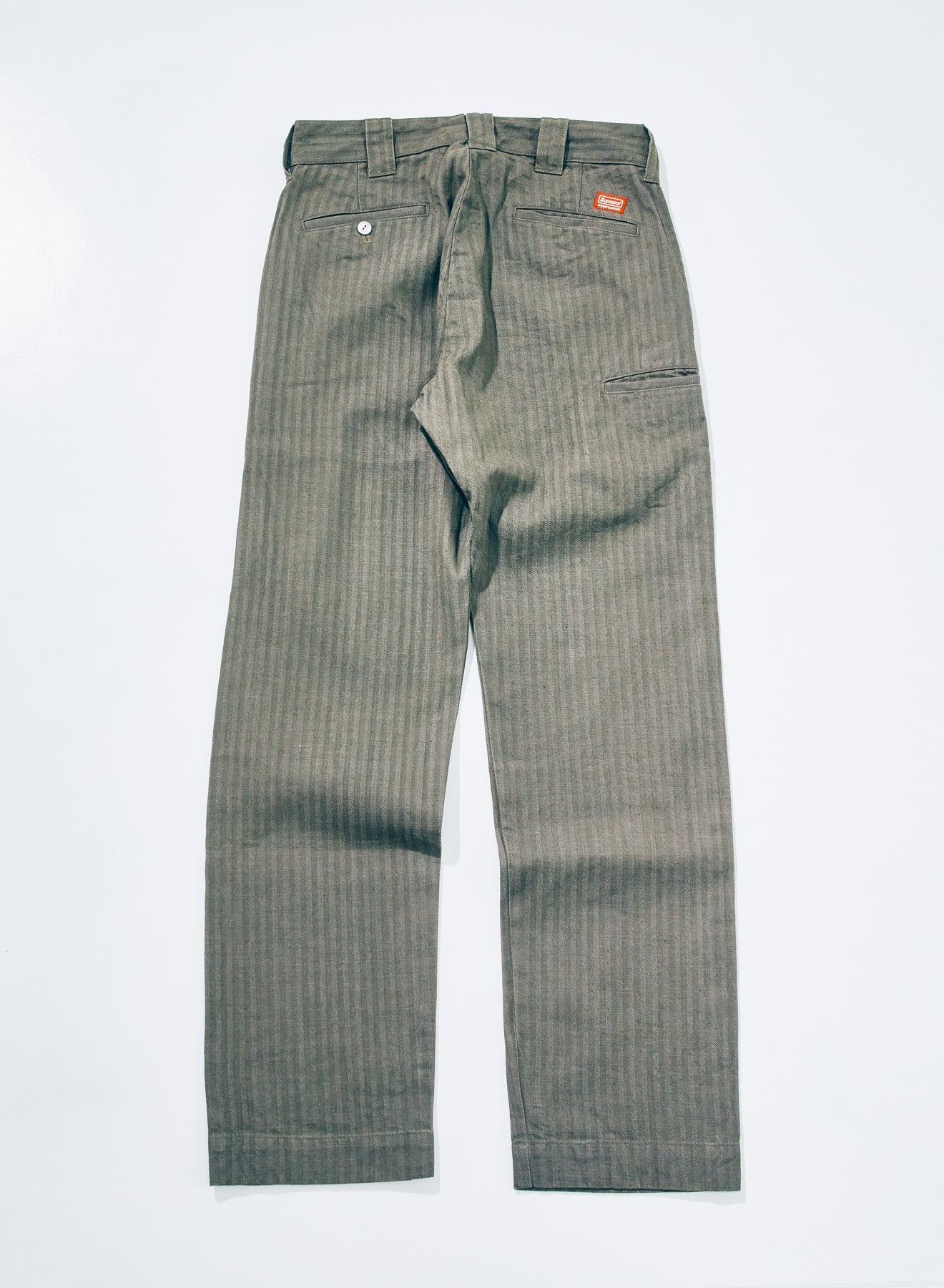 SWC300WP-HB HERRINGBONE WORK PANTS - OLIVE