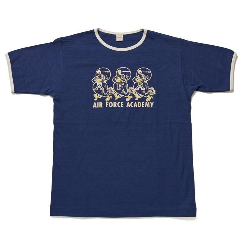 4059 RINGER TEE AFA - NAVY/CREAM