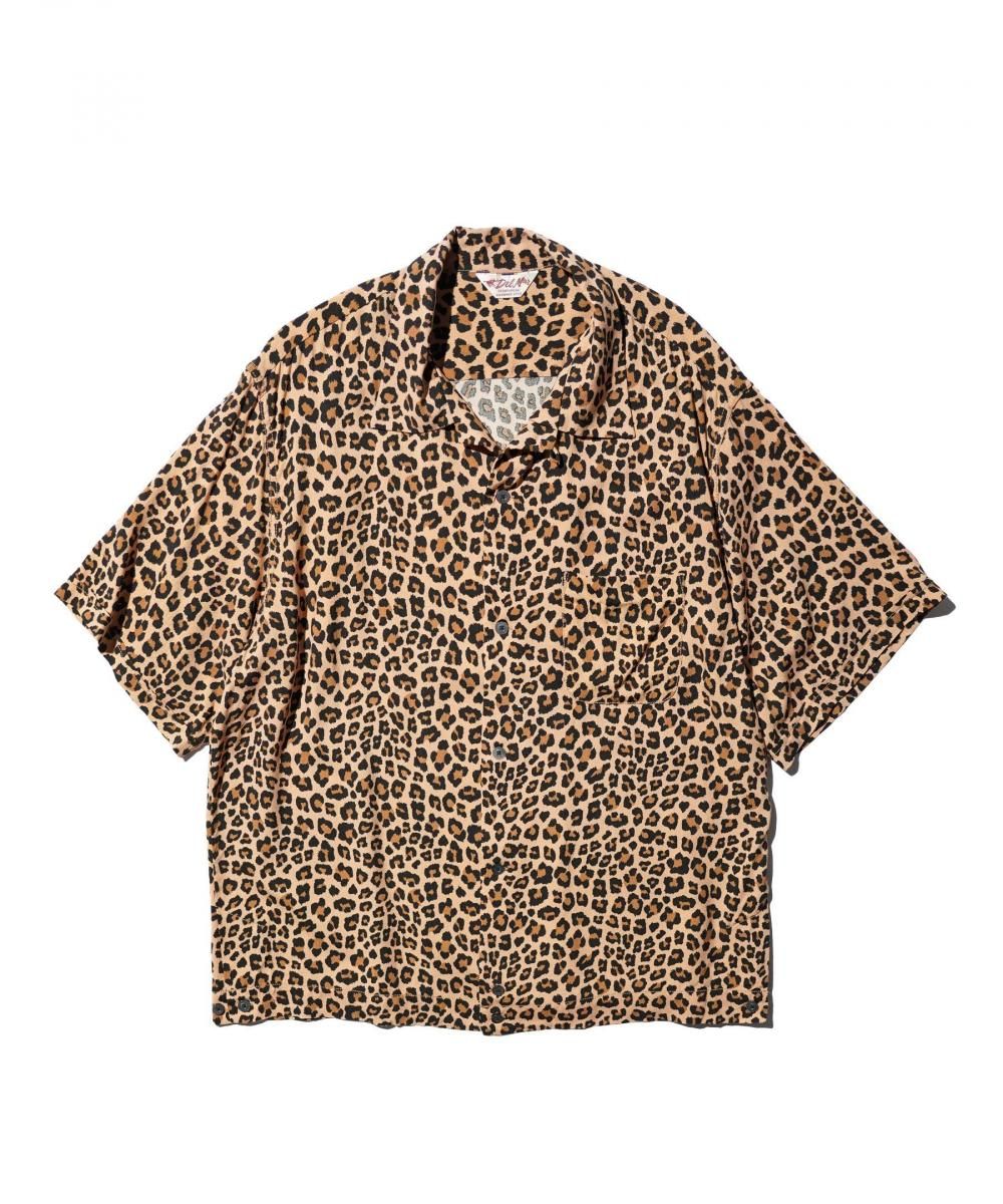 60S BOWLING SHIRT - LEOPARD