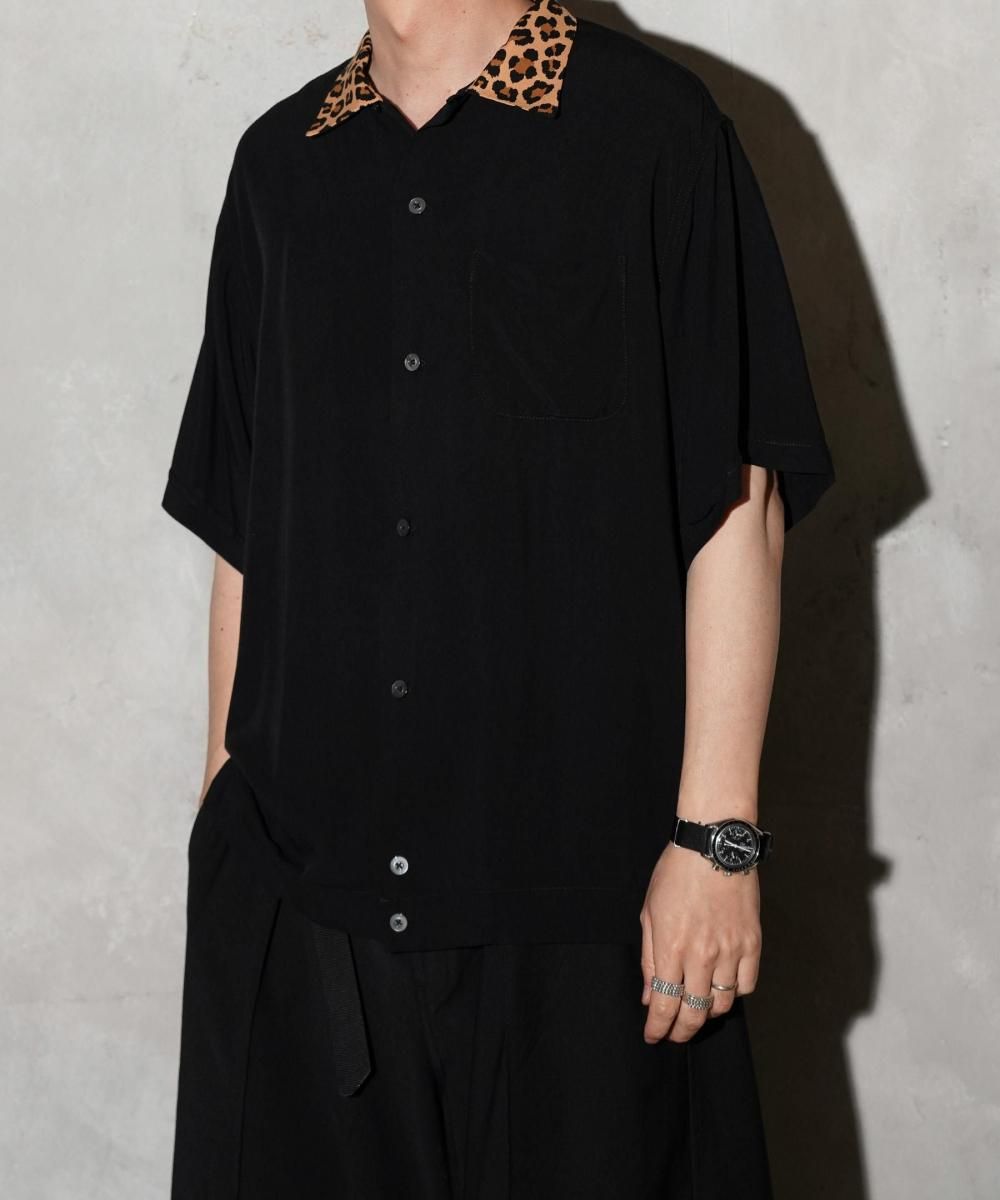 60S BOWLING SHIRT - BLACK