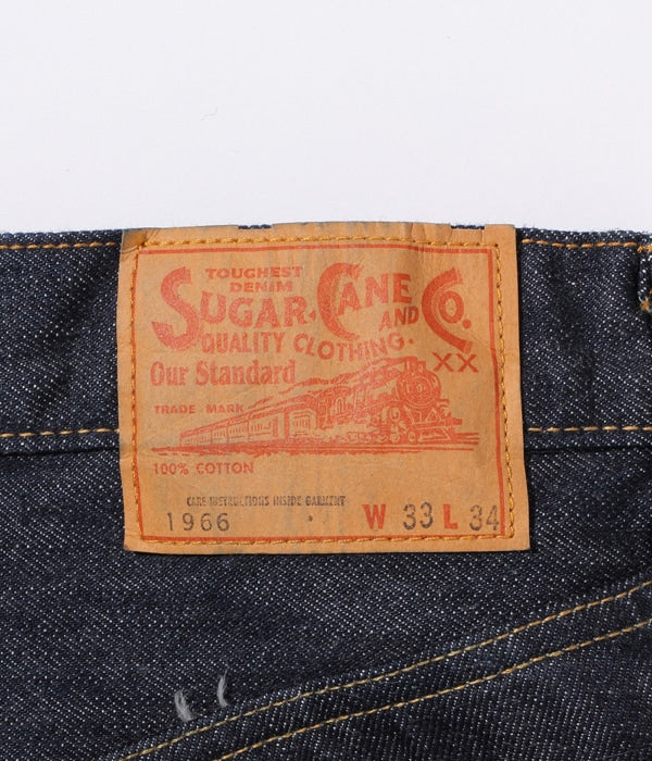 SC42966A SUGAR CANE 14OZ. STANDARD DENIM 1966MODEL - INDIGO
