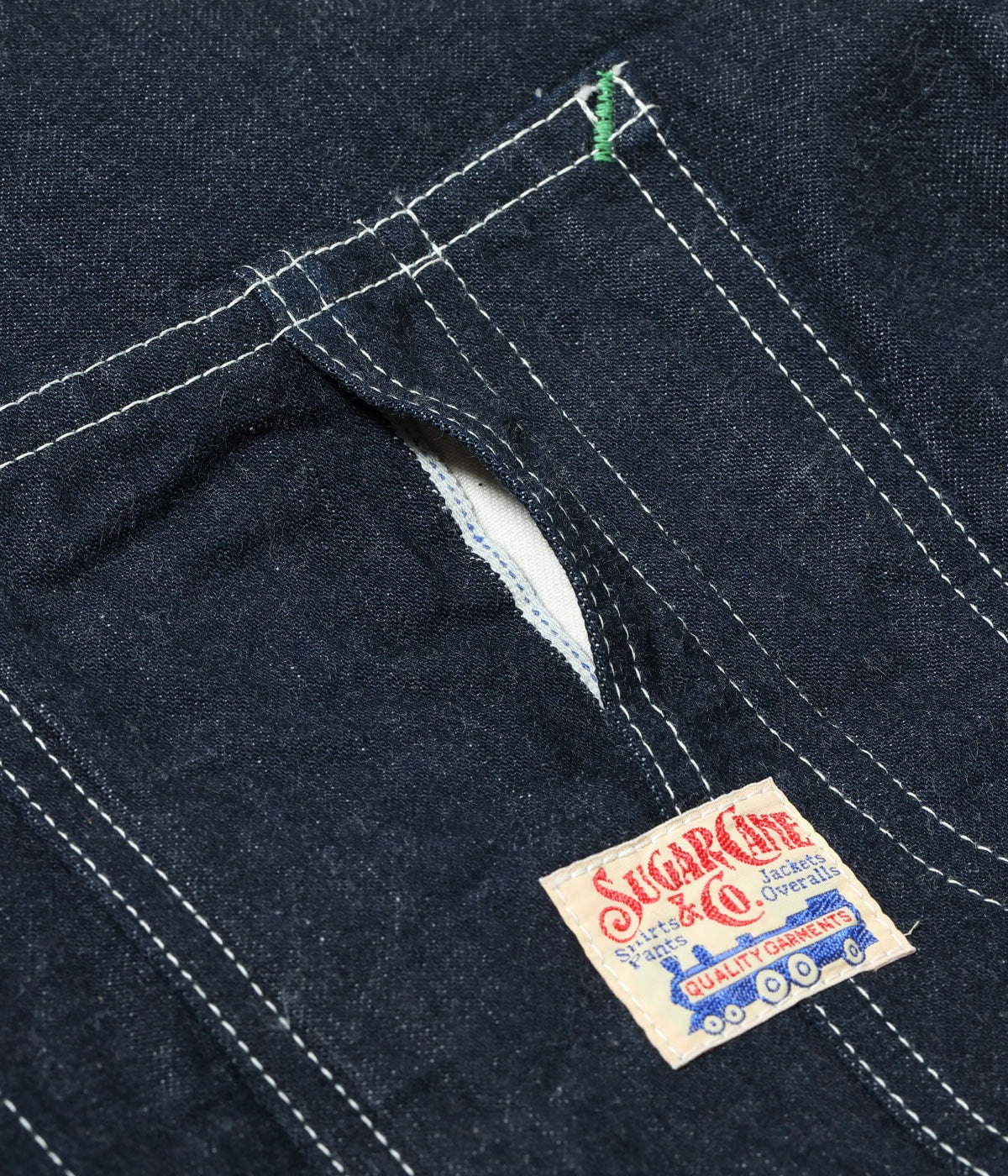 SC15655 11oz. BLUE DENIM WORK COAT - INDIGO