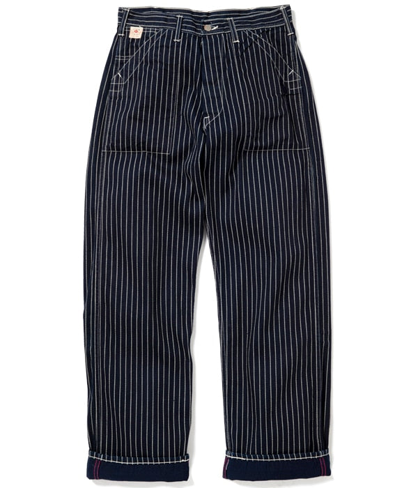 SC40786A / 9OZ. WABASH STRIPE ENGINEER PANTS - INDIGO WABASH