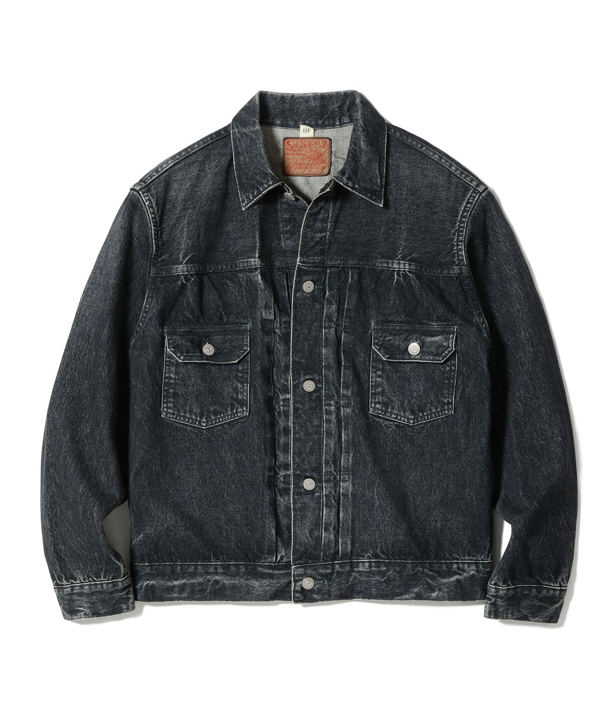 SC15650H 14.25oz. BLACK DENIM JACKET 1953 AGED MODEL - INDIGO