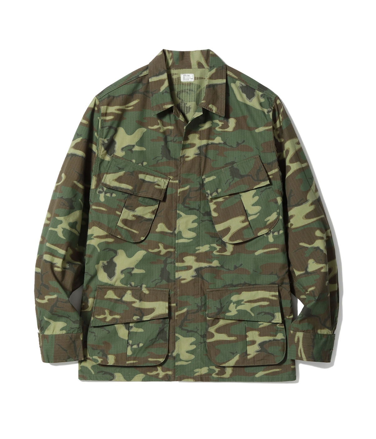BR15691 COAT MAN'S CAMOUFLAGE COTTON WIND RESISTANT POPLIN CLASS 2 - CAMOUFLAGE