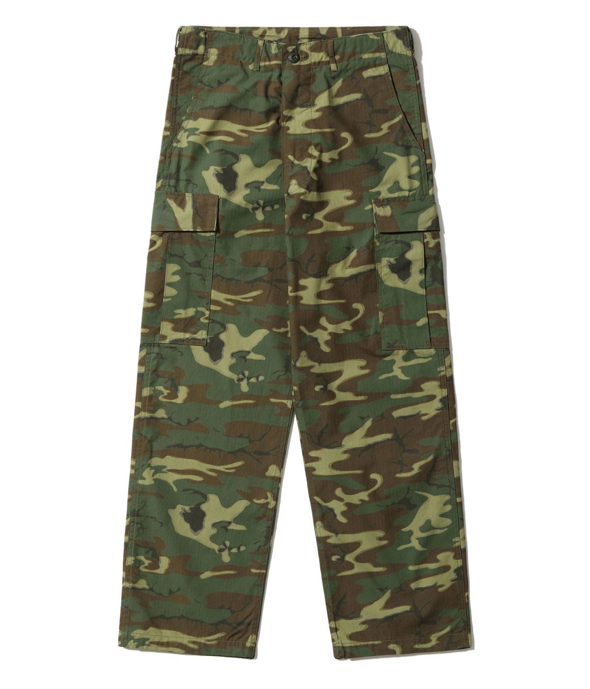 BR42528 TROUSERS MEN'S CAMOUFLAGE COTTON WIND RESISTANT POPLIN CLASS 2 - CAMOUFLAGE