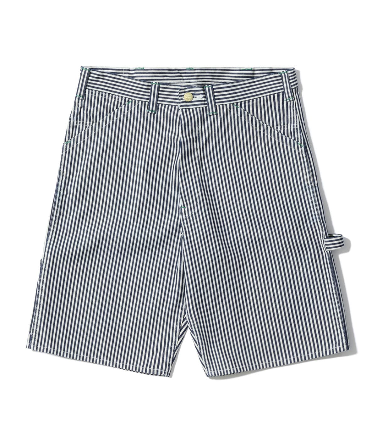SC52566 11oz. HICKORY STRIPE WORK SHORTS - HICKORY