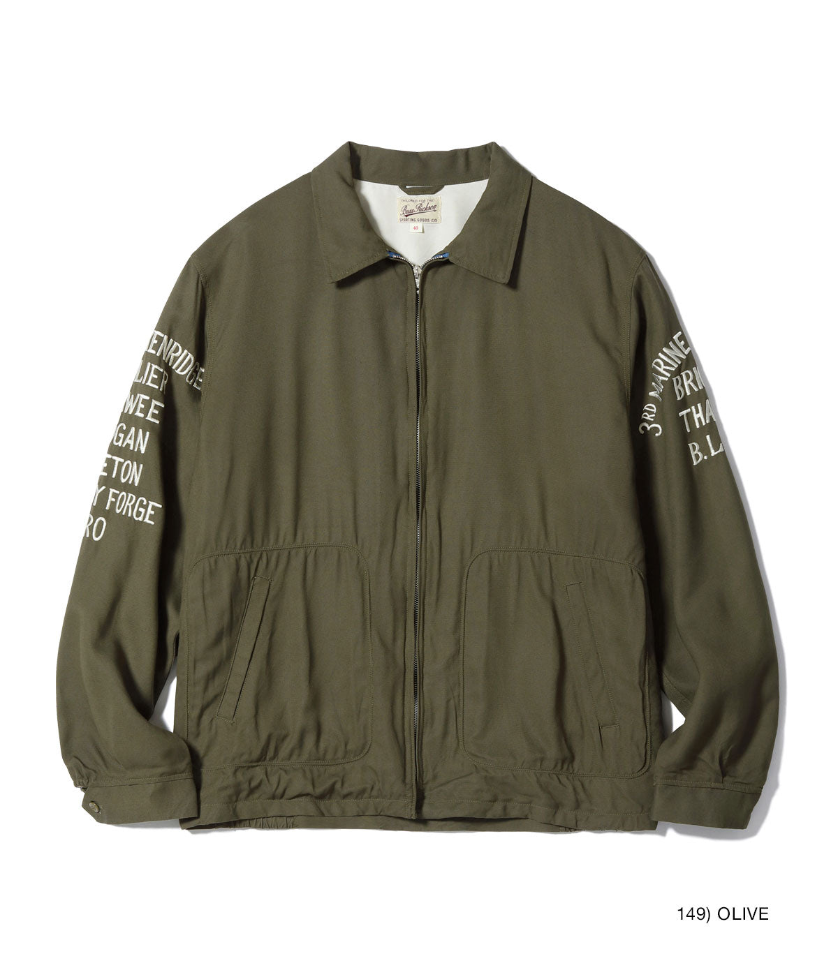 BR15715 TOUR JACKET “U.S. MARINE CORPS 3rd MARINE EXPEDITIONARY BRIGADE” - OLIVE