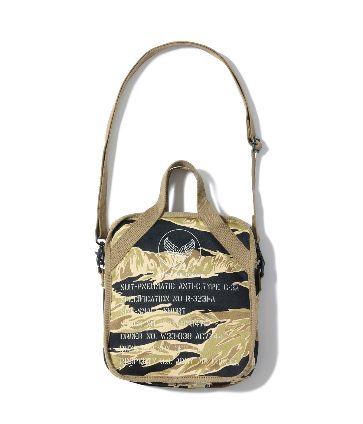 BR02878 SUIT-PNEUMATIC ANTI-G, TYPE G-3A TIGER CAMOUFLAGE BAG - CAMOUFLAGE