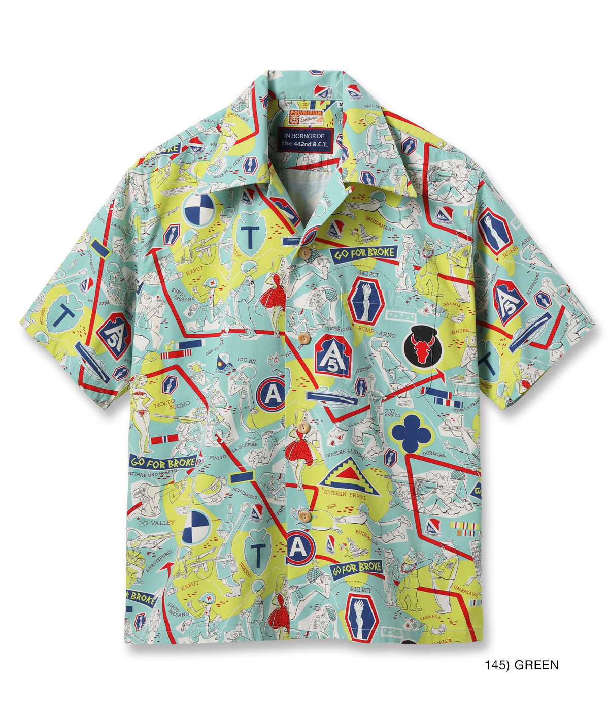 SS39676 SUN SURF SPECIAL EDITION “442nd” - GREEN