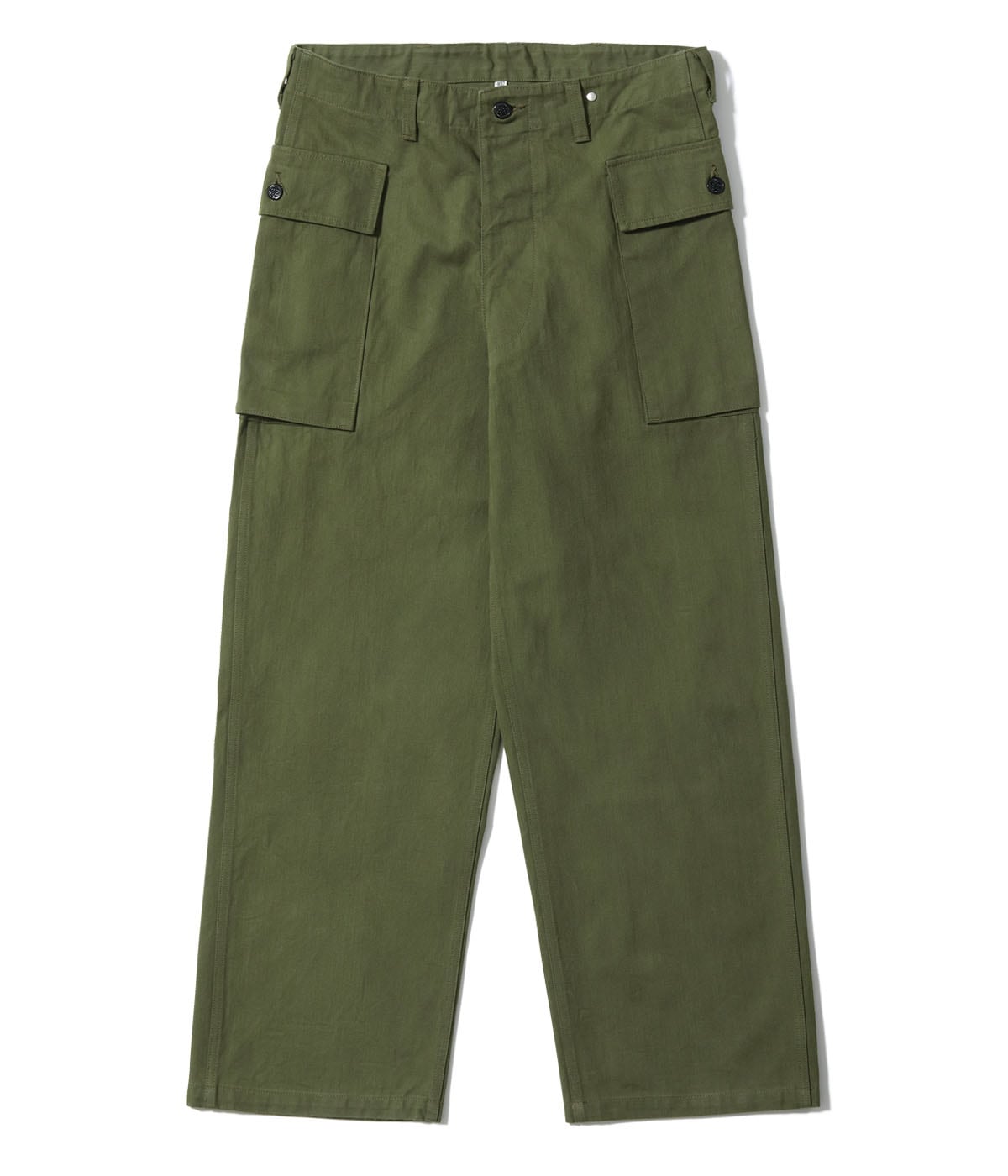 BR42638 TROUSERS HERRINGBONE TWILL SPECIAL - OLIVE