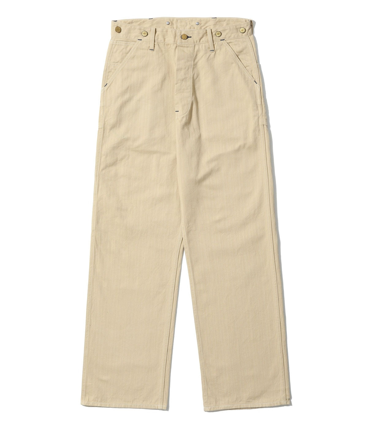 HD42656 HEADLIGHT 10oz. RANDOM HBT WORK DUNGAREES - A.WHITE