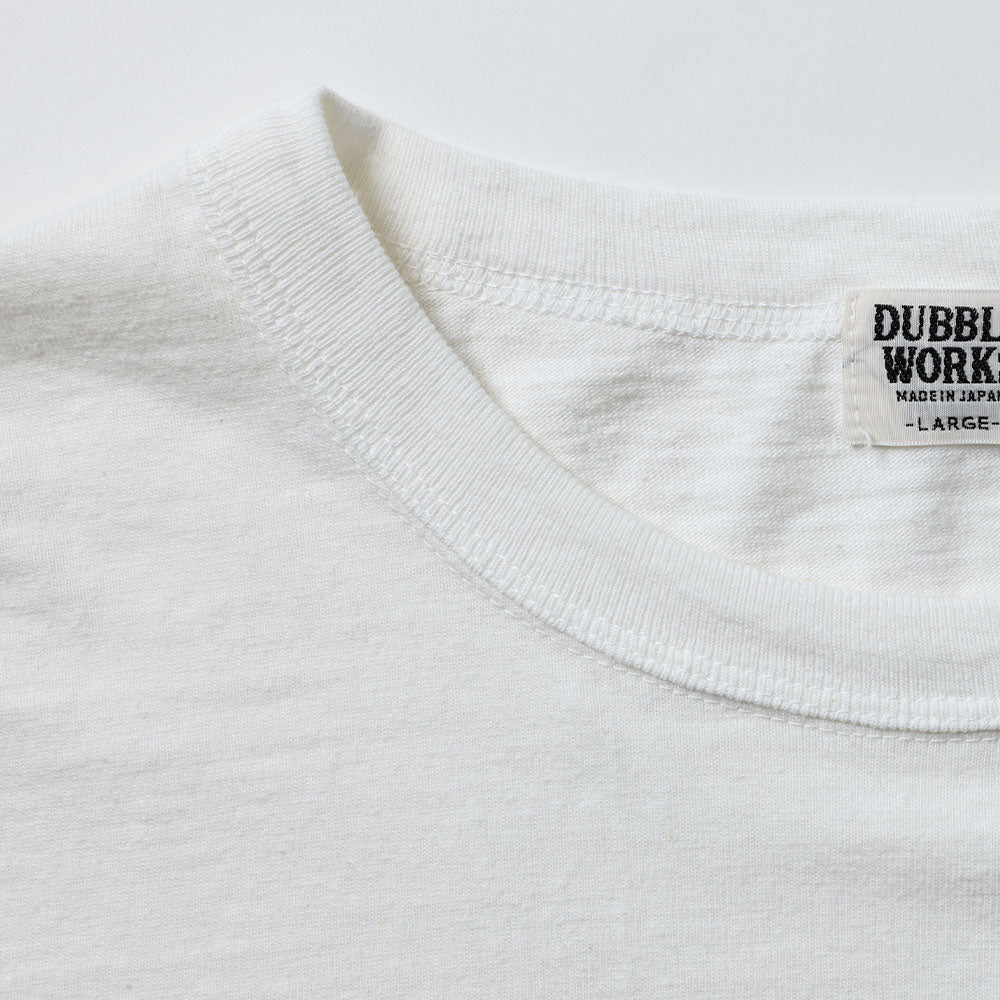 35001 FALLEN COTTON MID WEIGHT S/S TEE - OFF WHITE