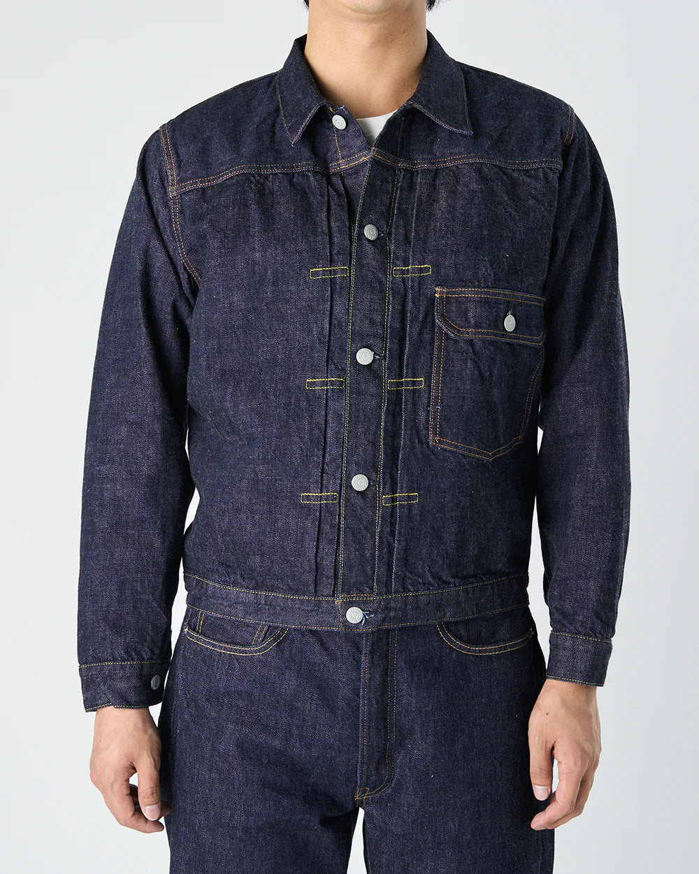 2107W Type1 Denim Jacket 13.7oz - INDIGO