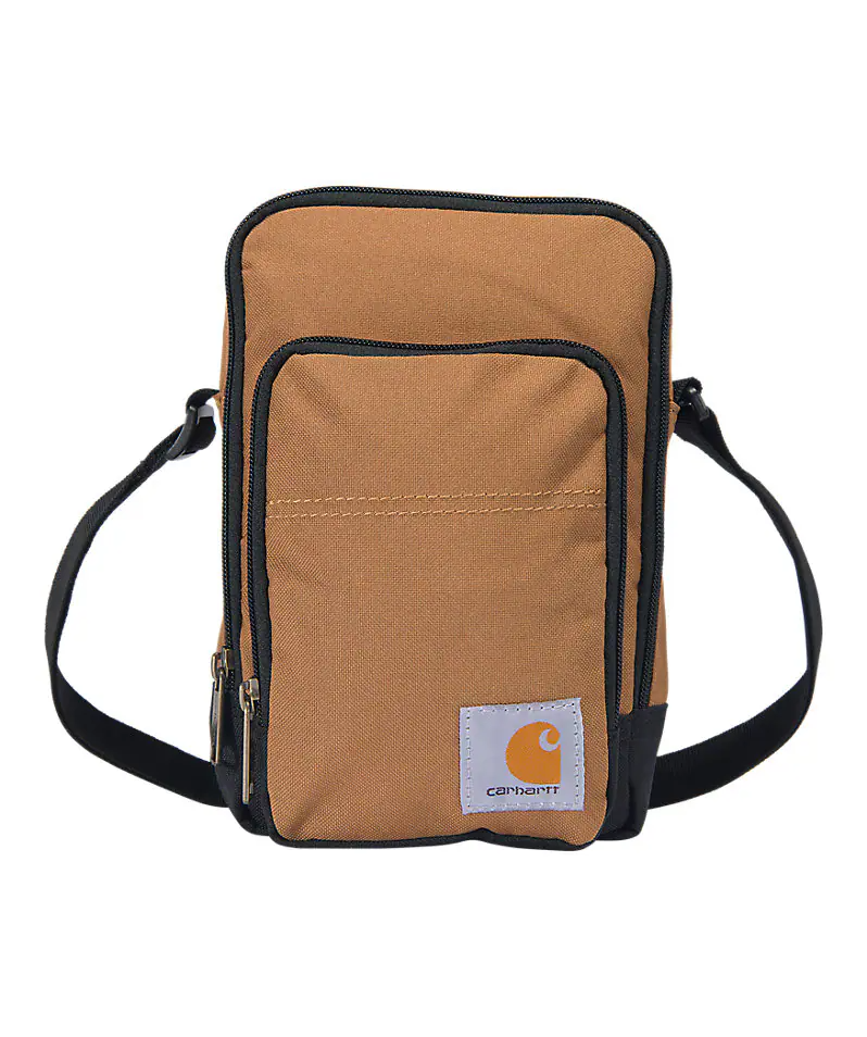 CROSSBODY ZIP BAG - CARHARTT BROWN
