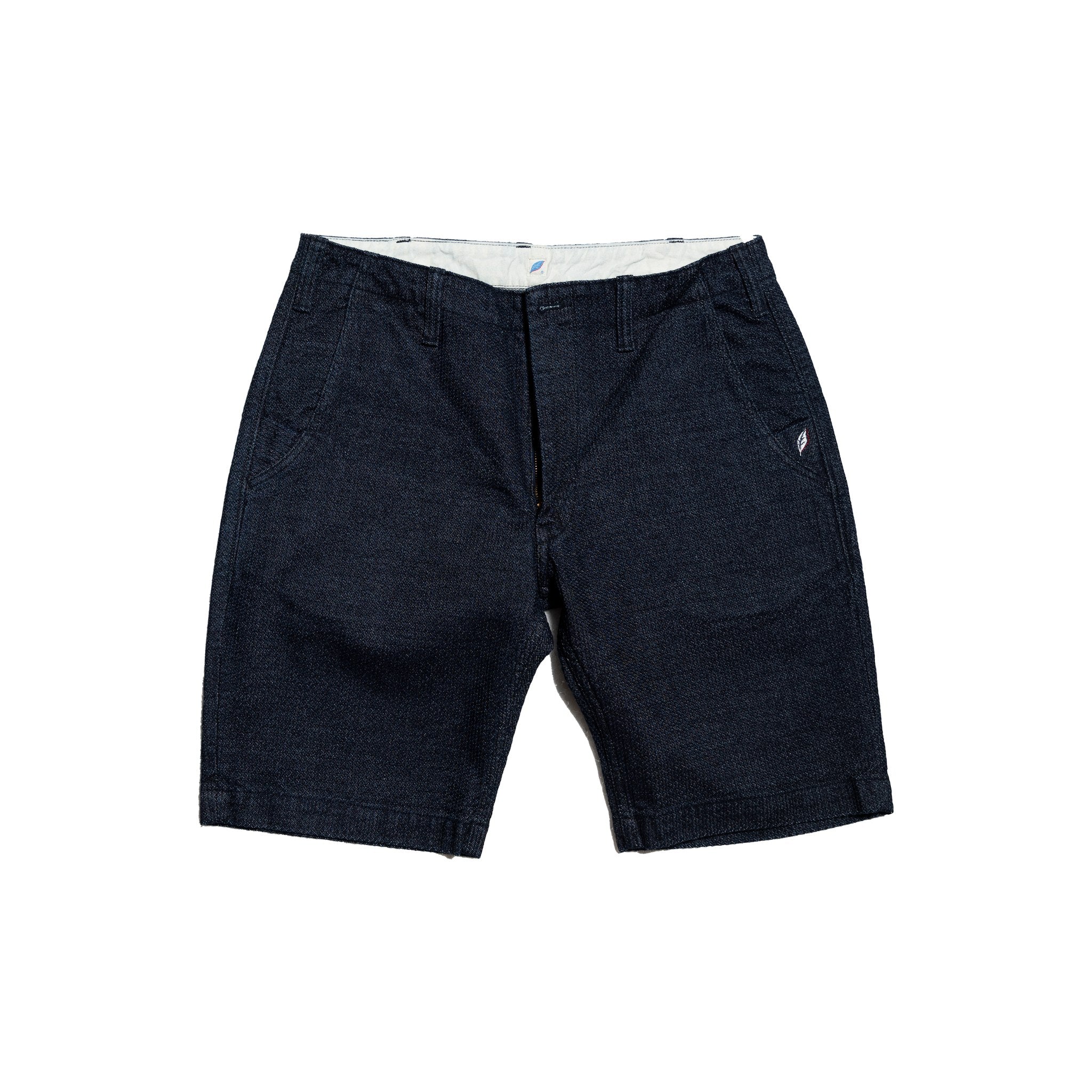 1171-ID SASHIKO SHORT PANTS - INDIGO X INDIGO