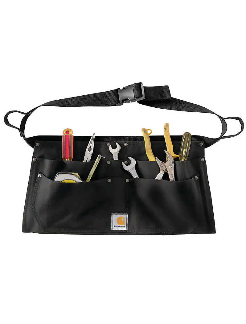 FIRM DUCK WAIST APRON - BLACK