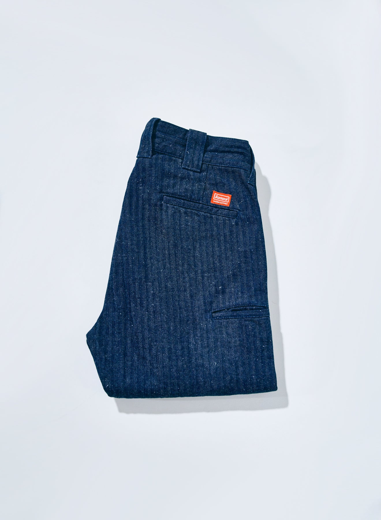 SWC510DBN-HB (Double-knee work pants) - INDIGO