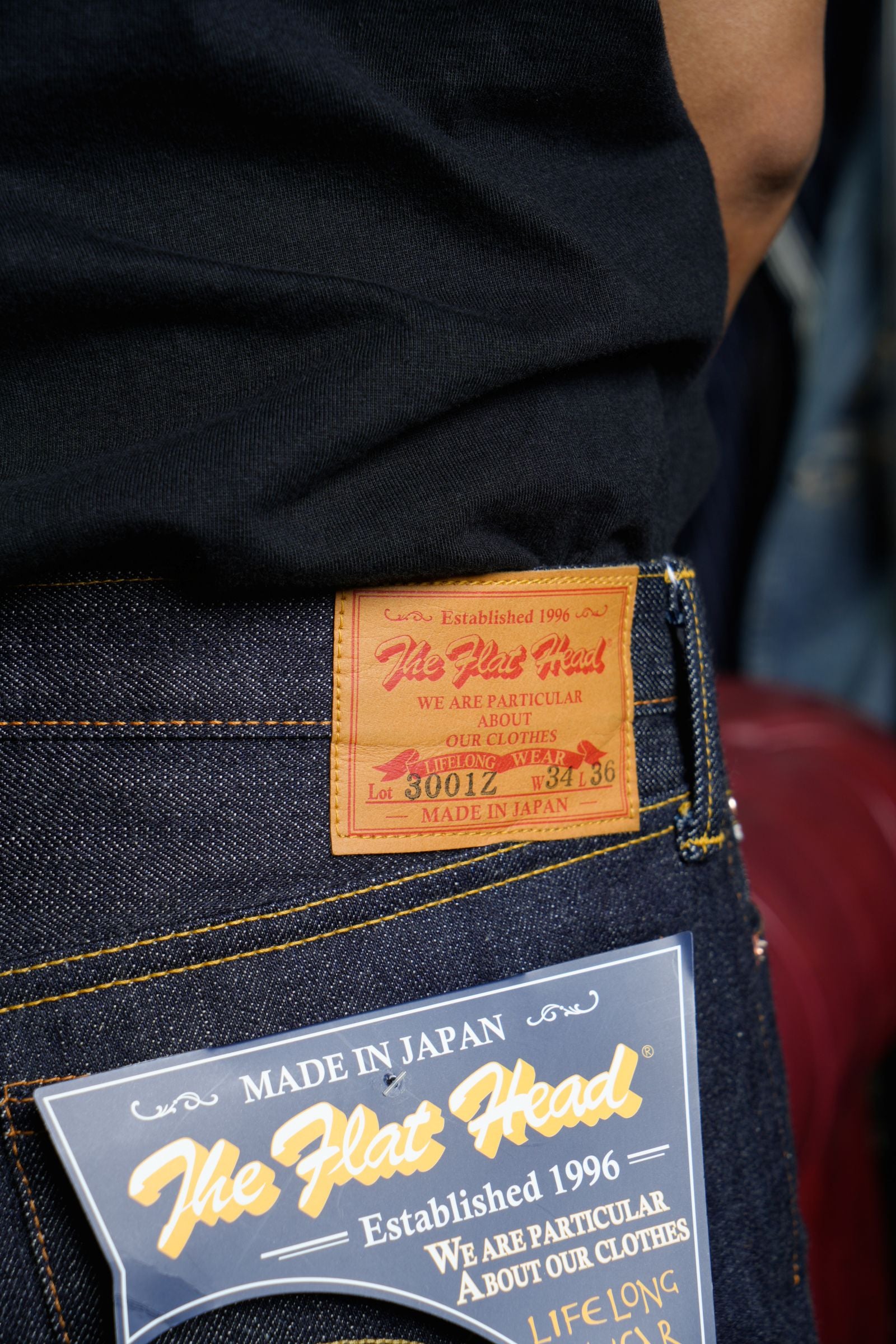 FN-3001Z TIGHT STRAIGHT ZIPPER - INDIGO