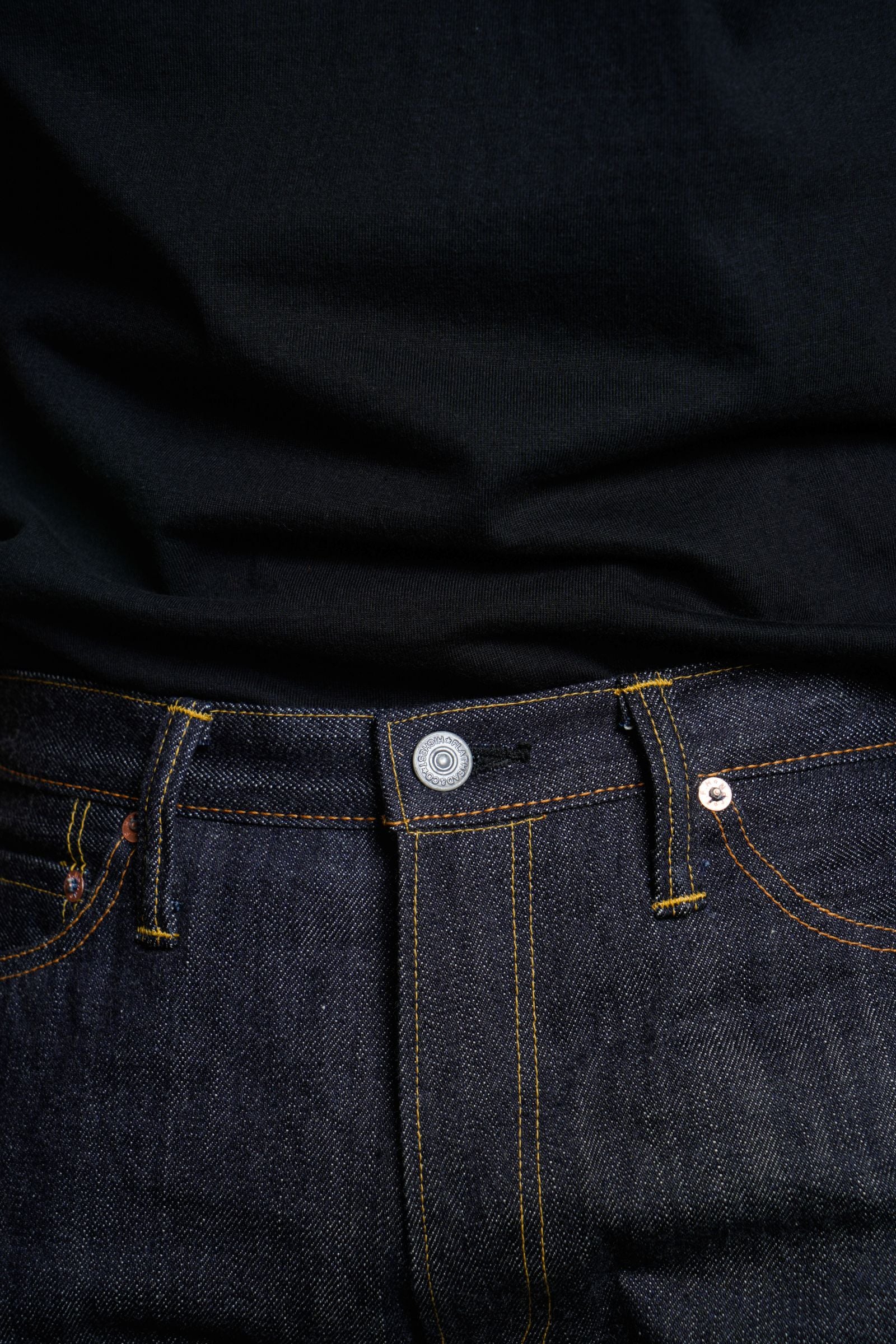 FN-3001Z TIGHT STRAIGHT ZIPPER - INDIGO
