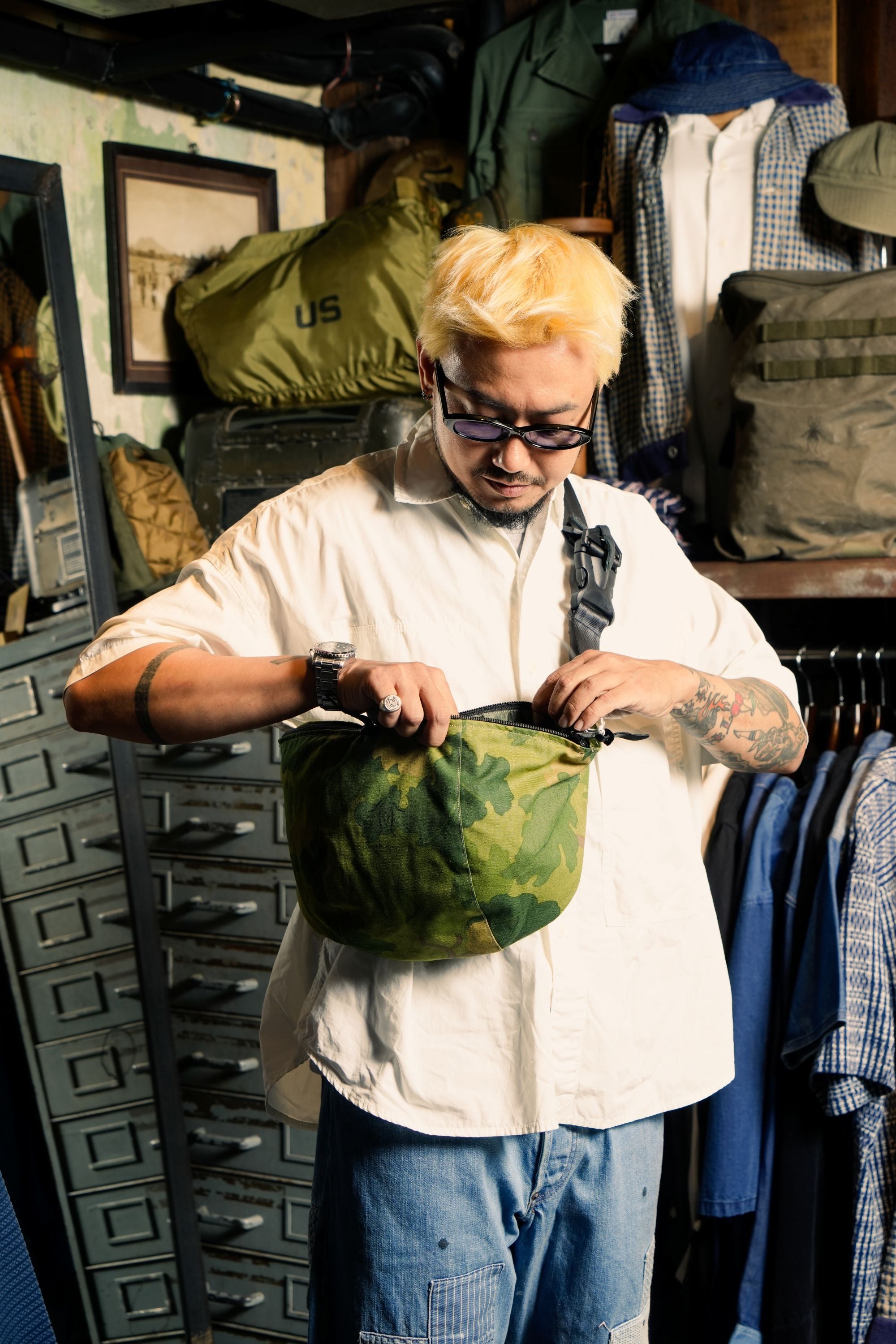 MITCHELL CAMO WAIST BAG - CAMO