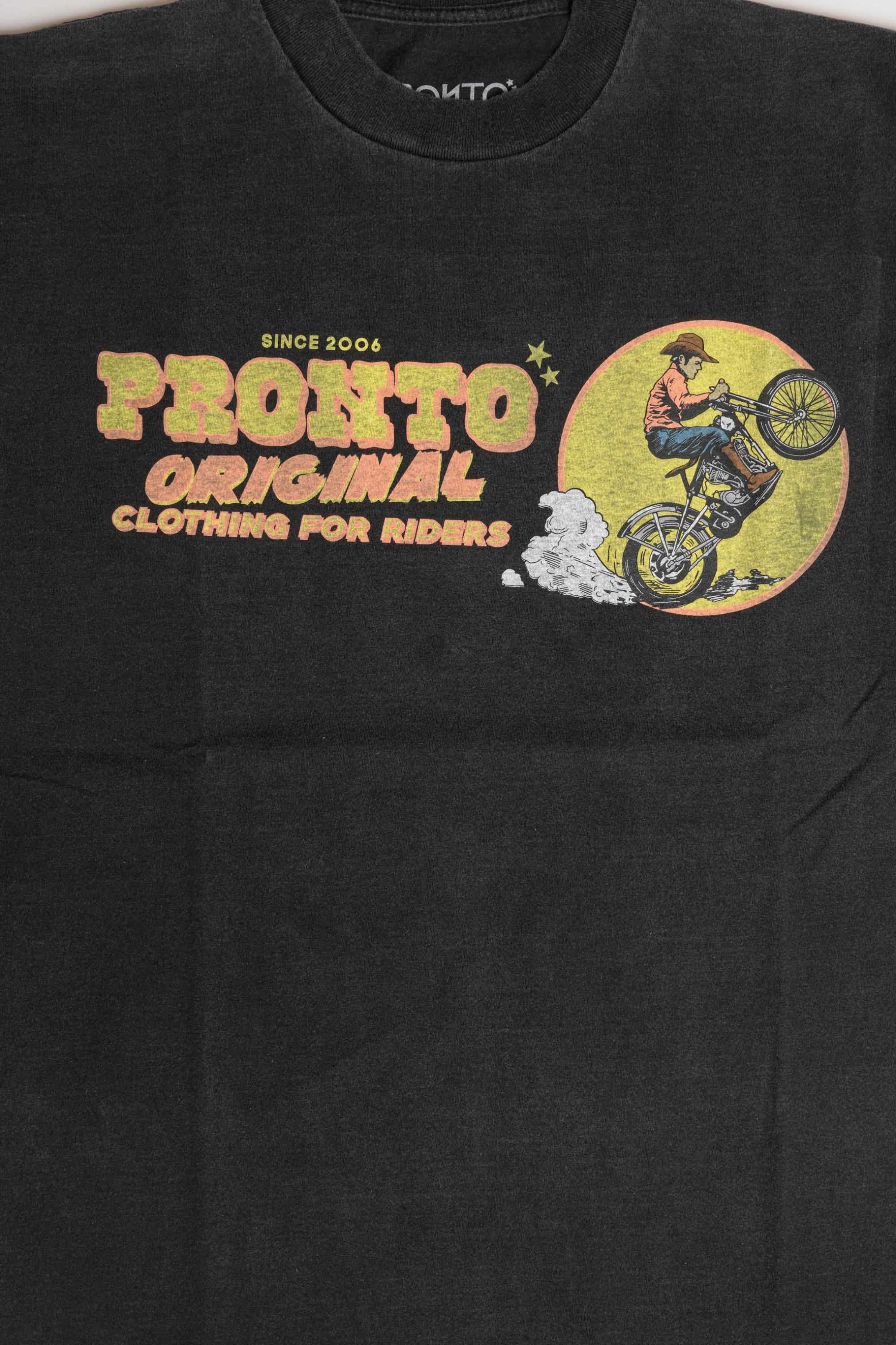 CLOTHING FOR RIDERS TEE - WASHED BLACK