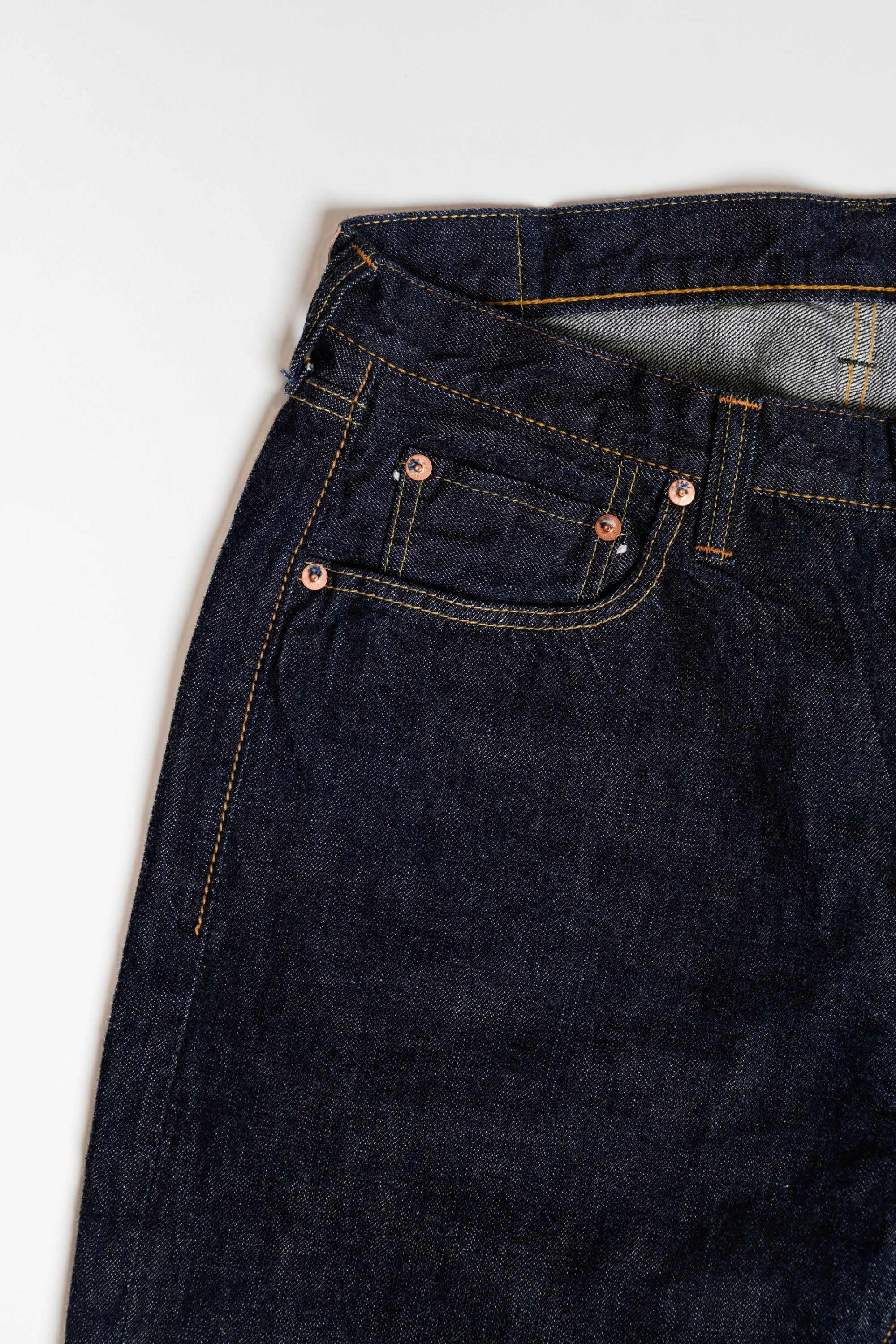 1904PRNT 5P Denim Shorts - INDIGO BLUE