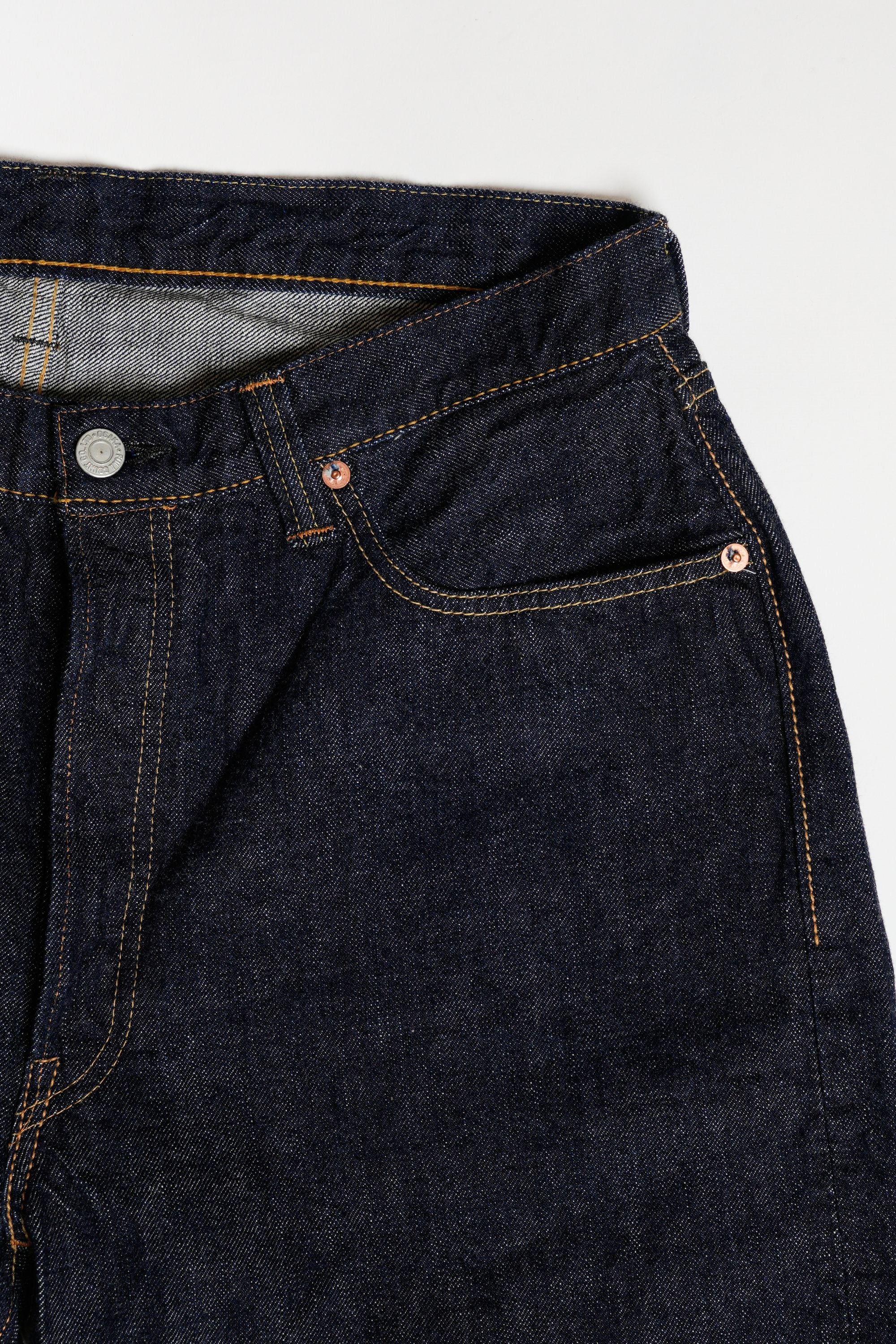 1904PRNT 5P Denim Shorts - INDIGO BLUE